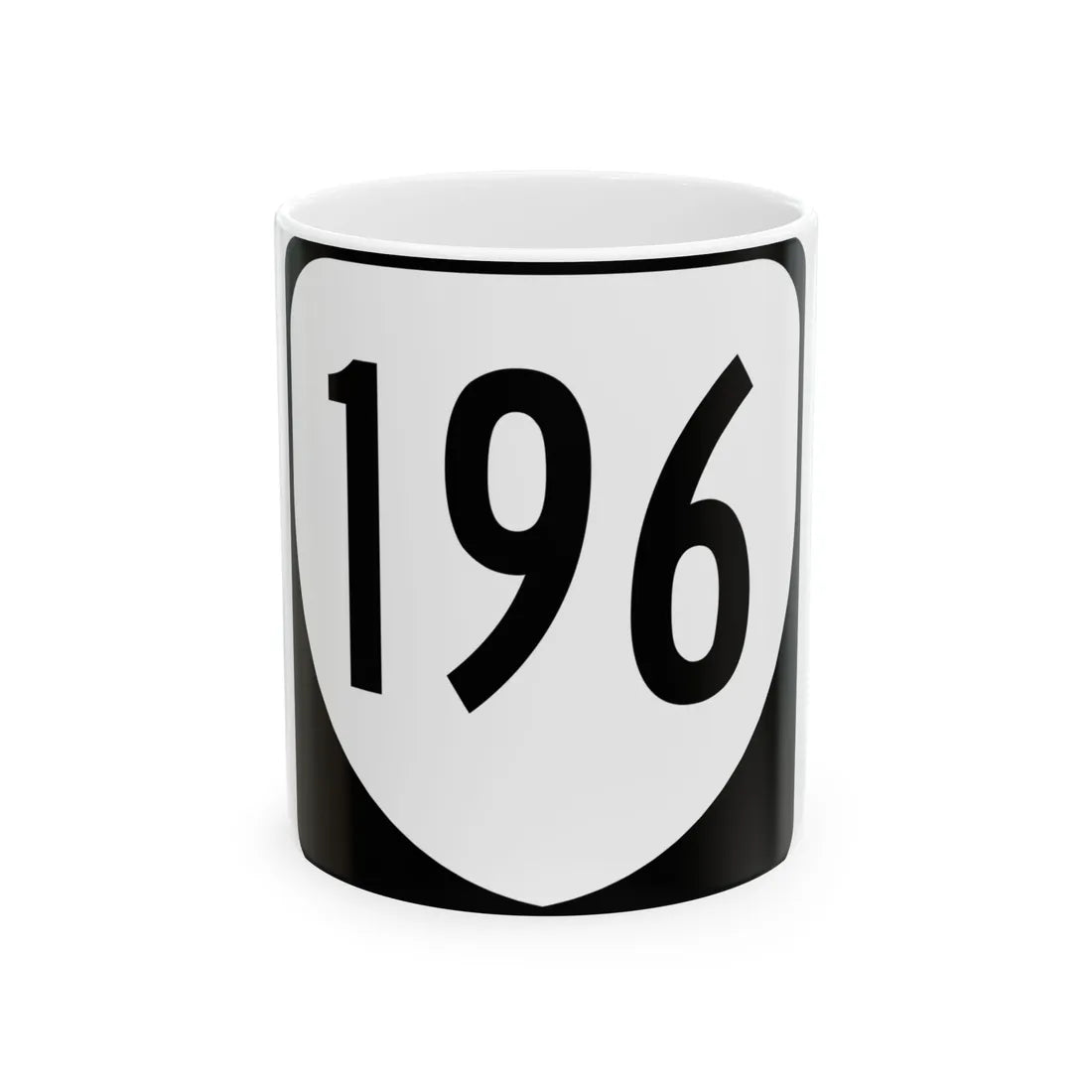 Virginia 196 1980 (Virginia) (Road Sign) White Coffee Mug 11oz - Go Mug Yourself