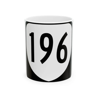 Virginia 196 1980 (Virginia) (Road Sign) White Coffee Mug 11oz - Go Mug Yourself