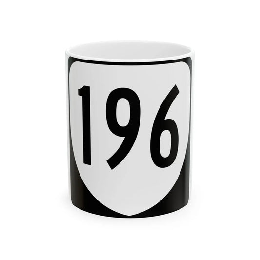 Virginia 196 1980 (Virginia) (Road Sign) White Coffee Mug 11oz - Go Mug Yourself