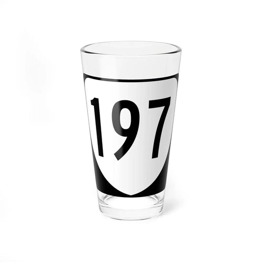 Virginia 197 1980 (Virginia) (Road Sign) Pint Glass 16oz 16oz - Go Mug Yourself