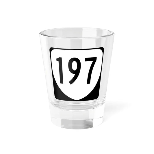 Virginia 197 1980 (Virginia) (Road Sign) Shot Glass 1.5oz 1.5oz - Go Mug Yourself