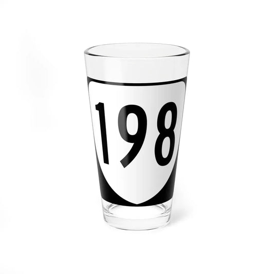 Virginia 198 1980 (Virginia) (Road Sign) Pint Glass 16oz 16oz - Go Mug Yourself