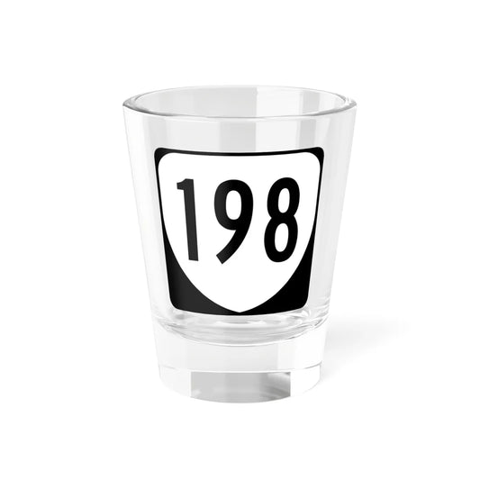 Virginia 198 1980 (Virginia) (Road Sign) Shot Glass 1.5oz 1.5oz - Go Mug Yourself