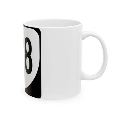 Virginia 198 1980 (Virginia) (Road Sign) White Coffee Mug - Go Mug Yourself