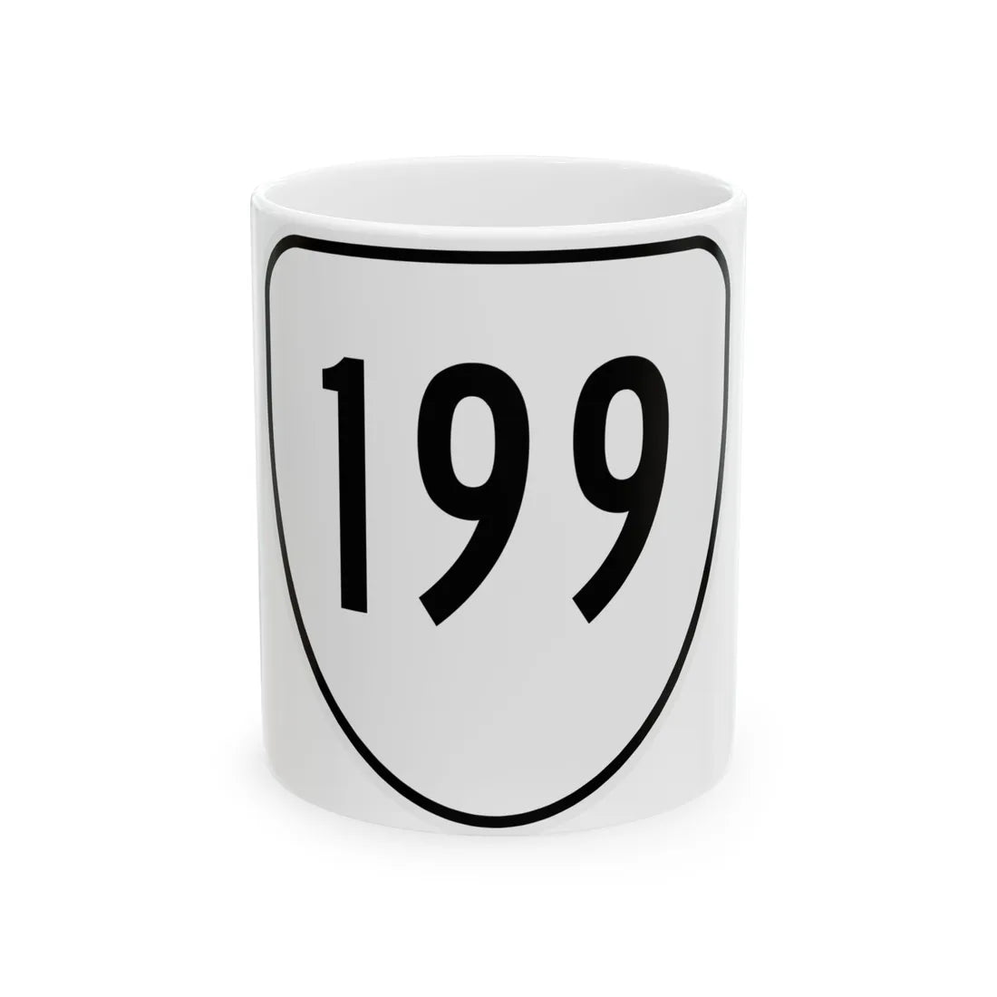 Virginia 199 1956 (Virginia) (Road Sign) White Coffee Mug 11oz - Go Mug Yourself