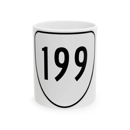 Virginia 199 1956 (Virginia) (Road Sign) White Coffee Mug 11oz - Go Mug Yourself