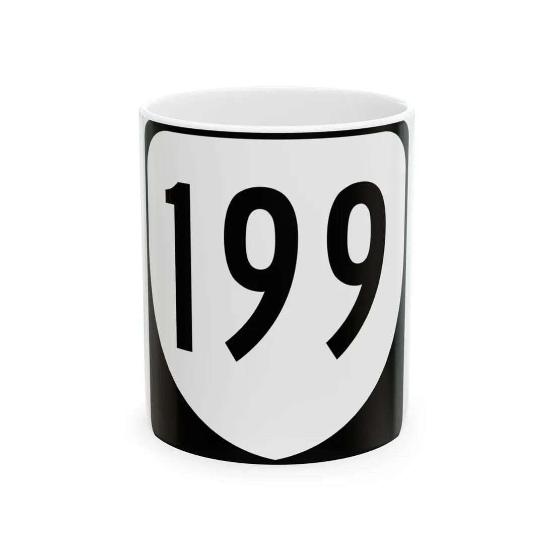 Virginia 199 1980 (Virginia) (Road Sign) White Coffee Mug 11oz - Go Mug Yourself