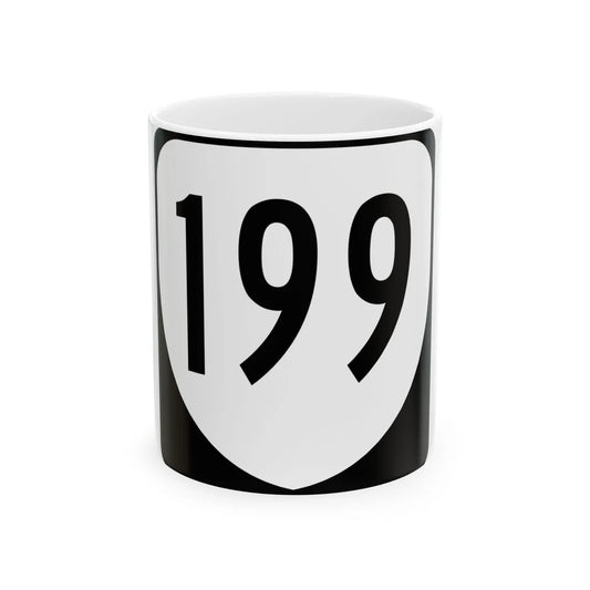 Virginia 199 1980 (Virginia) (Road Sign) White Coffee Mug 11oz - Go Mug Yourself