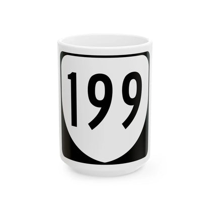 Virginia 199 1980 (Virginia) (Road Sign) White Coffee Mug 15oz - Go Mug Yourself