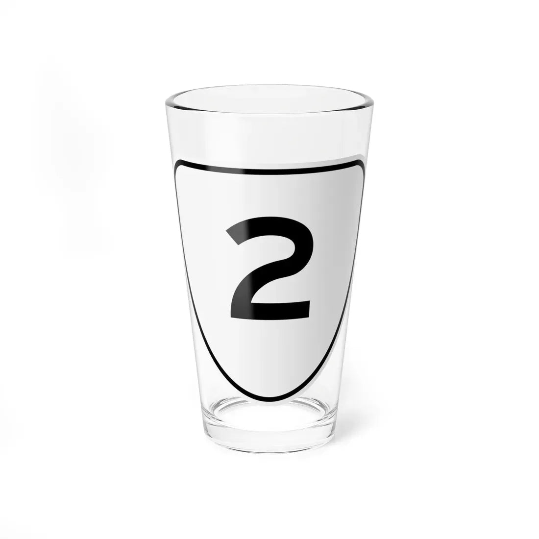 Virginia 2 1956 (Virginia) (Road Sign) Pint Glass 16oz 16oz - Go Mug Yourself