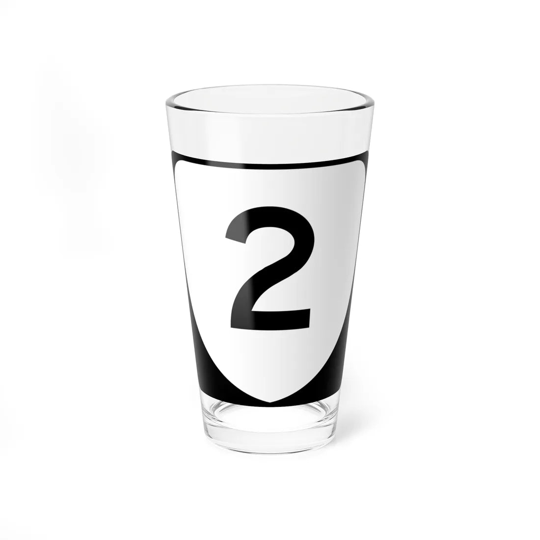 Virginia 2 (Virginia) (Road Sign) Pint Glss 16oz 16oz - Go Mug Yourself