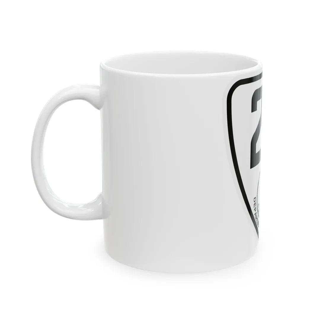 Virginia 20 1924 (Virginia) (Road Sign) White Coffee Mug - Go Mug Yourself