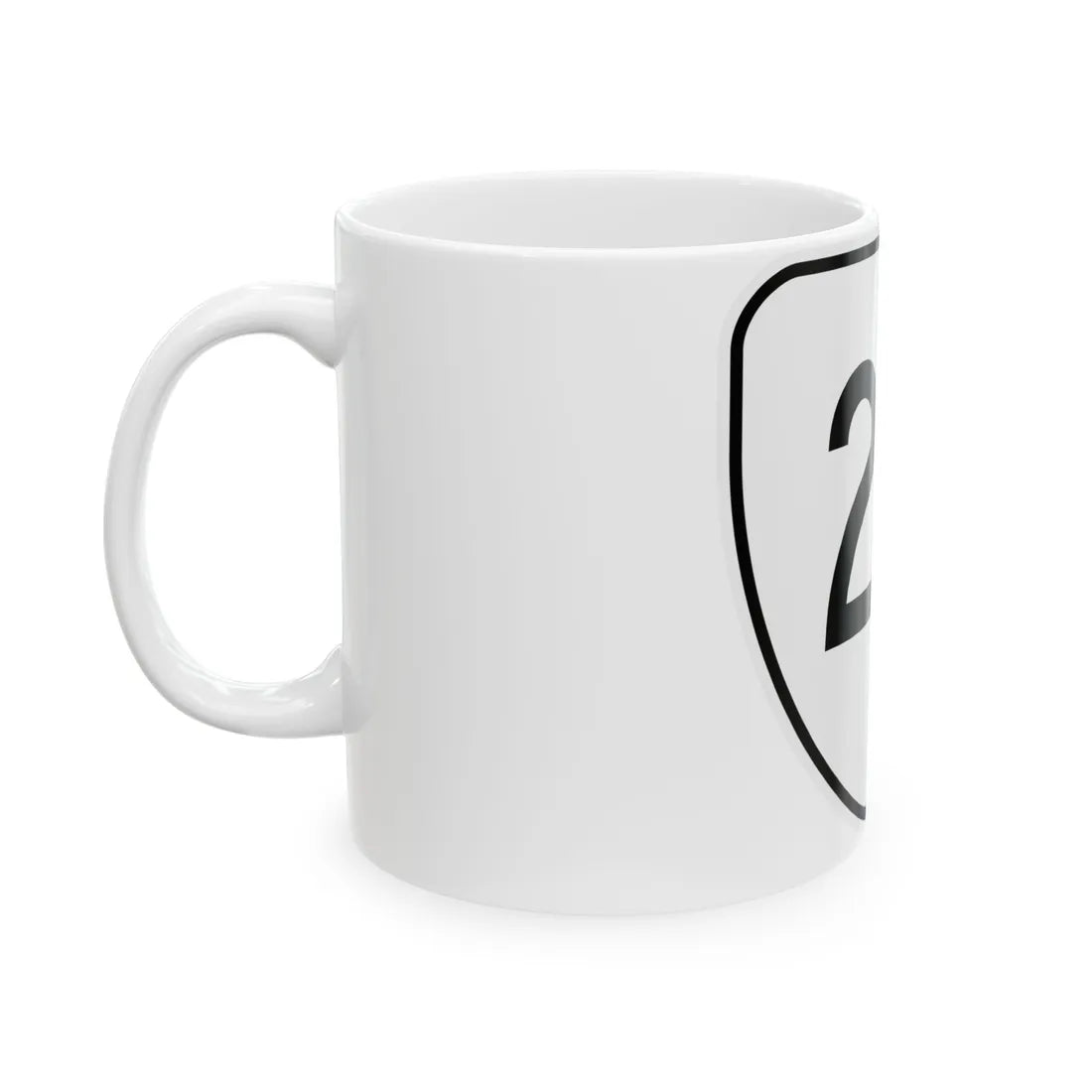 Virginia 20 1956 (Virginia) (Road Sign) White Coffee Mug - Go Mug Yourself