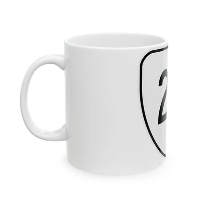 Virginia 20 1956 (Virginia) (Road Sign) White Coffee Mug - Go Mug Yourself