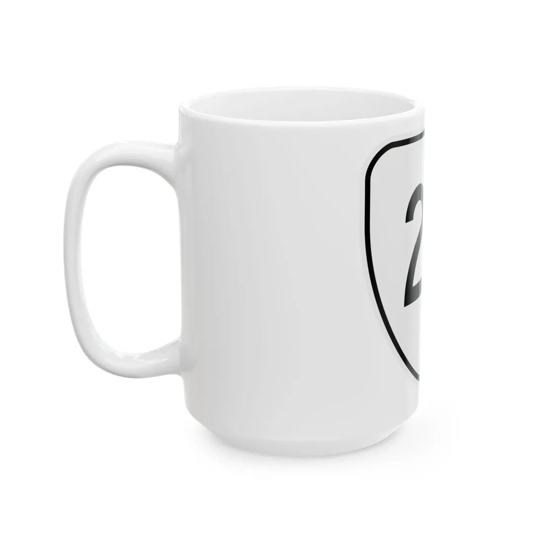 Virginia 20 1956 (Virginia) (Road Sign) White Coffee Mug - Go Mug Yourself