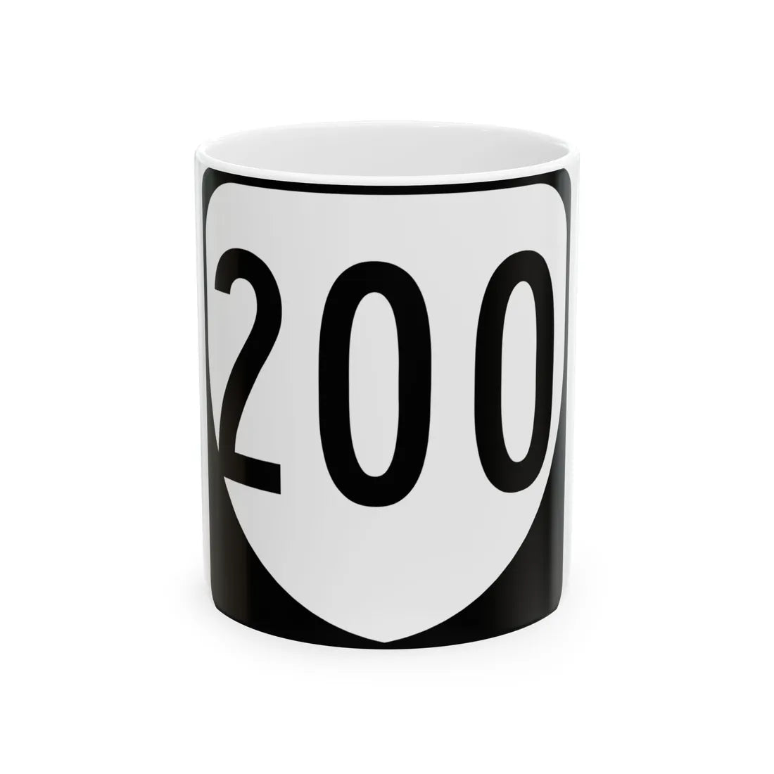Virginia 200 1980 (Virginia) (Road Sign) White Coffee Mug 11oz - Go Mug Yourself