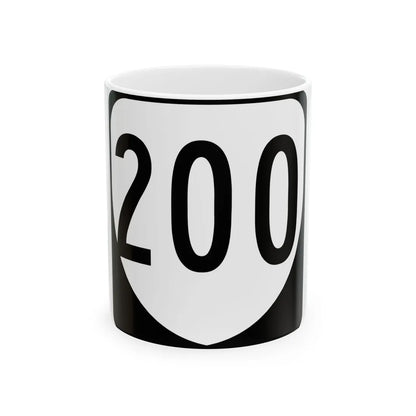 Virginia 200 1980 (Virginia) (Road Sign) White Coffee Mug 11oz - Go Mug Yourself