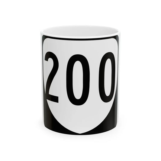 Virginia 200 1980 (Virginia) (Road Sign) White Coffee Mug 11oz - Go Mug Yourself