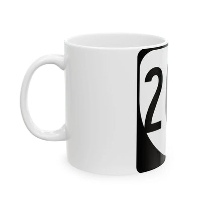 Virginia 200 1980 (Virginia) (Road Sign) White Coffee Mug - Go Mug Yourself
