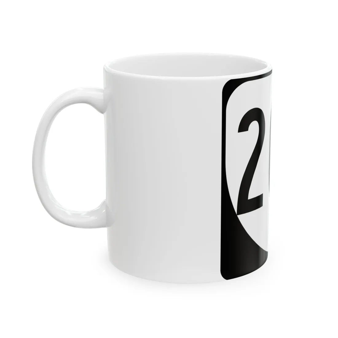 Virginia 202 1980 (Virginia) (Road Sign) White Coffee Mug - Go Mug Yourself