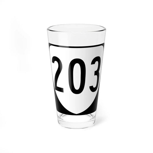 Virginia 203 1980 (Virginia) (Road Sign) Pint Glass 16oz 16oz - Go Mug Yourself
