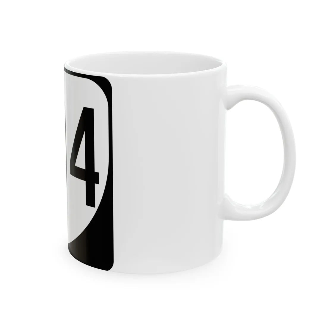 Virginia 204 1980 (Virginia) (Road Sign) White Coffee Mug - Go Mug Yourself