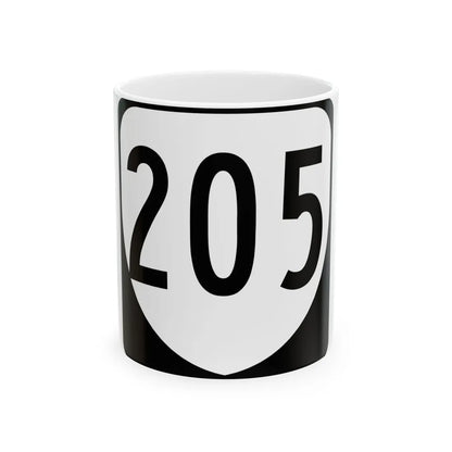 Virginia 205 1980 (Virginia) (Road Sign) White Coffee Mug 11oz - Go Mug Yourself