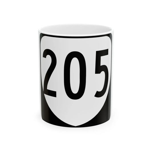 Virginia 205 1980 (Virginia) (Road Sign) White Coffee Mug 11oz - Go Mug Yourself