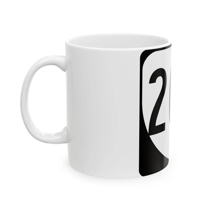Virginia 205 1980 (Virginia) (Road Sign) White Coffee Mug - Go Mug Yourself