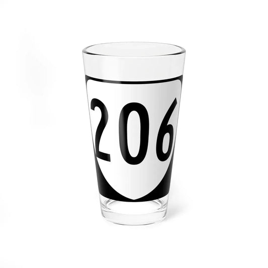 Virginia 206 1980 (Virginia) (Road Sign) Pint Glass 16oz 16oz - Go Mug Yourself