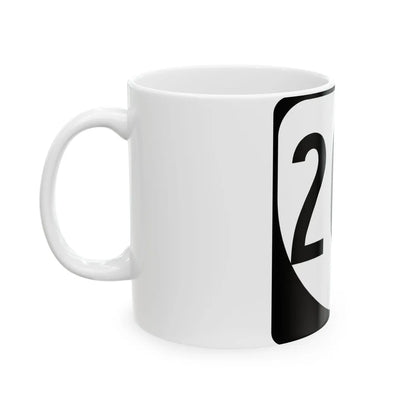 Virginia 206 1980 (Virginia) (Road Sign) White Coffee Mug - Go Mug Yourself