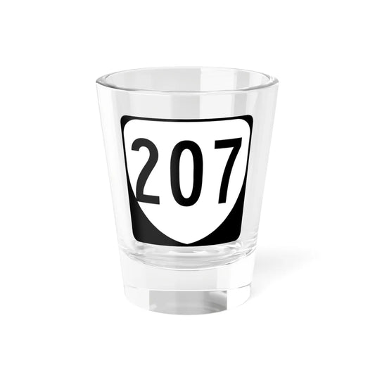 Virginia 207 1980 (Virginia) (Road Sign) Shot Glass 1.5oz 1.5oz - Go Mug Yourself