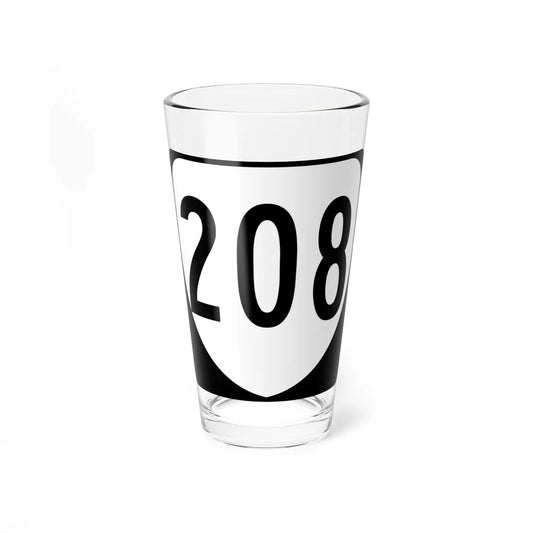Virginia 208 1980 (Virginia) (Road Sign) Pint Glss 16oz 16oz - Go Mug Yourself