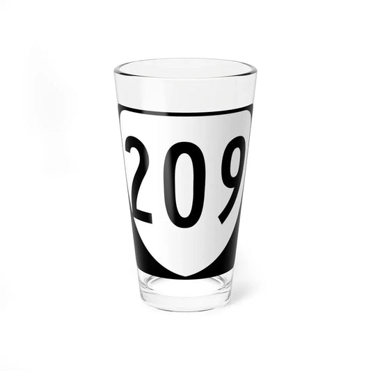 Virginia 209 1980 (Virginia) (Road Sign) Pint Glass 16oz 16oz - Go Mug Yourself