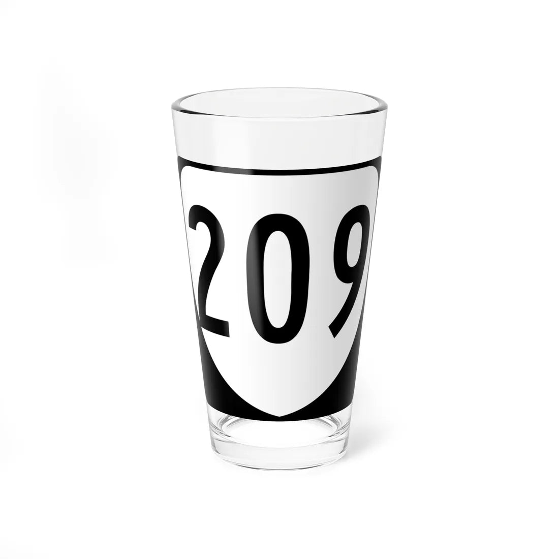 Virginia 209 1980 (Virginia) (Road Sign) Pint Glss 16oz 16oz - Go Mug Yourself