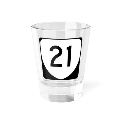 Virginia 21 (Virginia) (Road Sign) Shot Glass 1.5oz 1.5oz - Go Mug Yourself