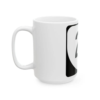 Virginia 21 (Virginia) (Road Sign) White Coffee Mug - Go Mug Yourself