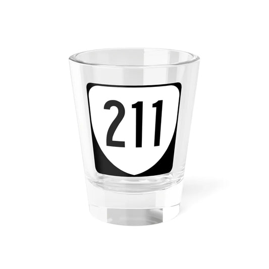Virginia 211 1980 (Virginia) (Road Sign) Shot Glass 1.5oz 1.5oz - Go Mug Yourself