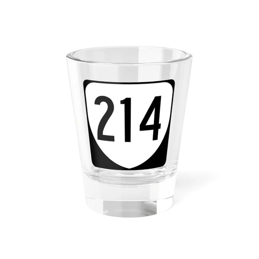 Virginia 214 1980 (Virginia) (Road Sign) Shot Glass 1.5oz 1.5oz - Go Mug Yourself