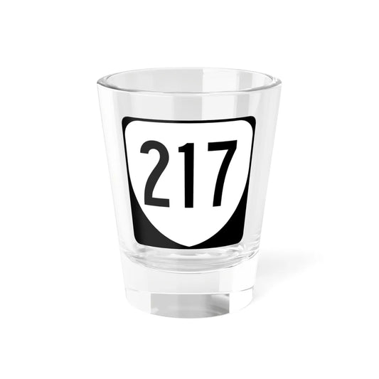 Virginia 217 1980 (Virginia) (Road Sign) Shot Glass 1.5oz 1.5oz - Go Mug Yourself