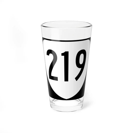 Virginia 219 1980 (Virginia) (Road Sign) Pint Glass 16oz 16oz - Go Mug Yourself