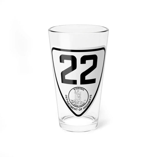 Virginia 22 1924 (Virginia) (Road Sign) Pint Glass 16oz 16oz - Go Mug Yourself