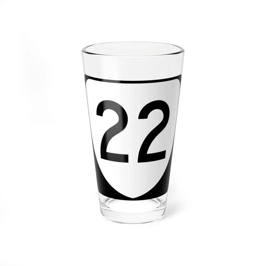 Virginia 22 (Virginia) (Road Sign) Pint Glass 16oz 16oz - Go Mug Yourself
