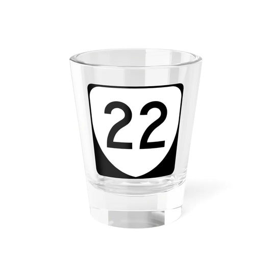 Virginia 22 (Virginia) (Road Sign) Shot Glass 1.5oz 1.5oz - Go Mug Yourself