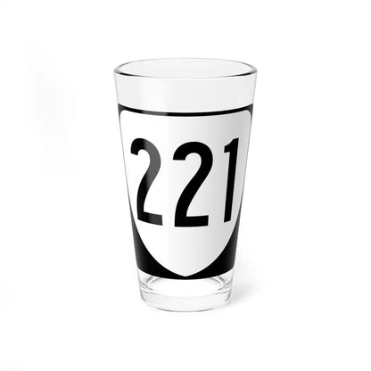 Virginia 221 1980 (Virginia) (Road Sign) Pint Glass 16oz 16oz - Go Mug Yourself
