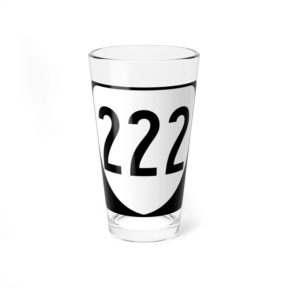 Virginia 222 1980 (Virginia) (Road Sign) Pint Glss 16oz 16oz - Go Mug Yourself