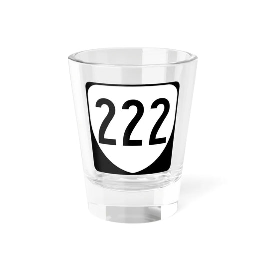 Virginia 222 1980 (Virginia) (Road Sign) Shot Glass 1.5oz 1.5oz - Go Mug Yourself