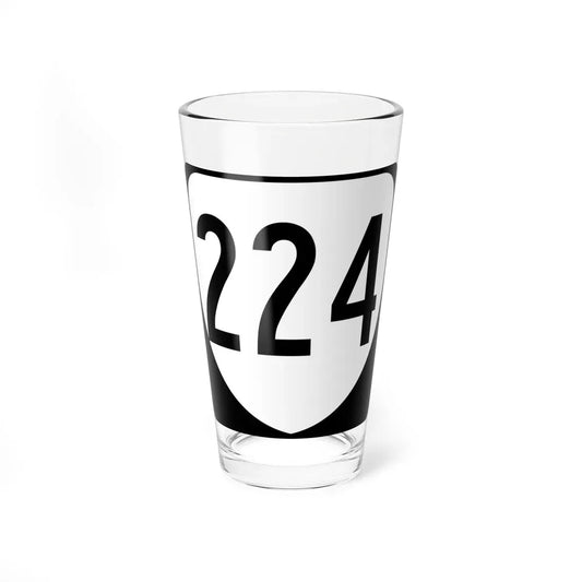 Virginia 224 1980 (Virginia) (Road Sign) Pint Glass 16oz 16oz - Go Mug Yourself