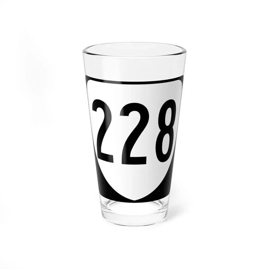 Virginia 228 1980 (Virginia) (Road Sign) Pint Glass 16oz 16oz - Go Mug Yourself