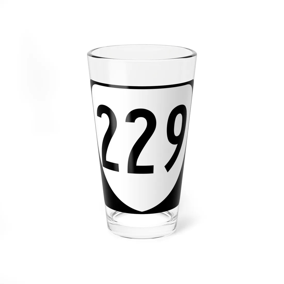 Virginia 229 1980 (Virginia) (Road Sign) Pint Glss 16oz 16oz - Go Mug Yourself